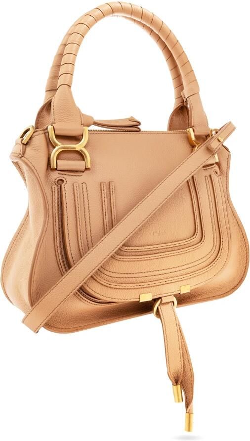 Chloé Crossbody bags Marcie Shoulder Bag Small in beige - Foto 6