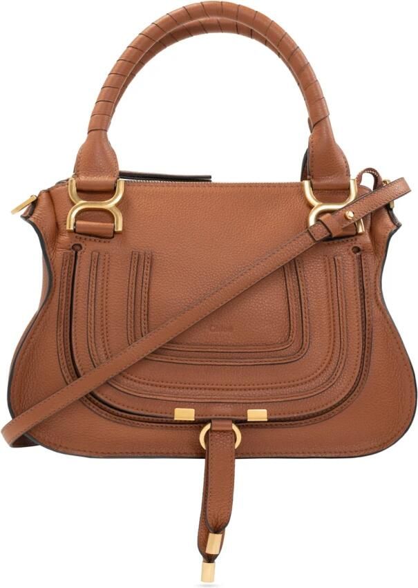Chloé Hobo bags Marcie Shoulder Bag Small in cognac - Foto 8