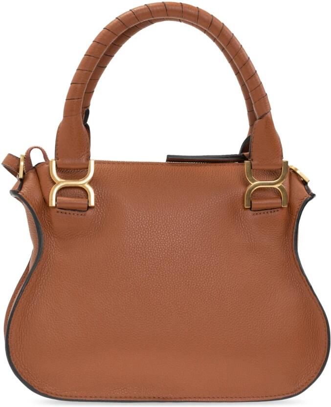 Chloé Hobo bags Marcie Shoulder Bag Small in cognac - Foto 6