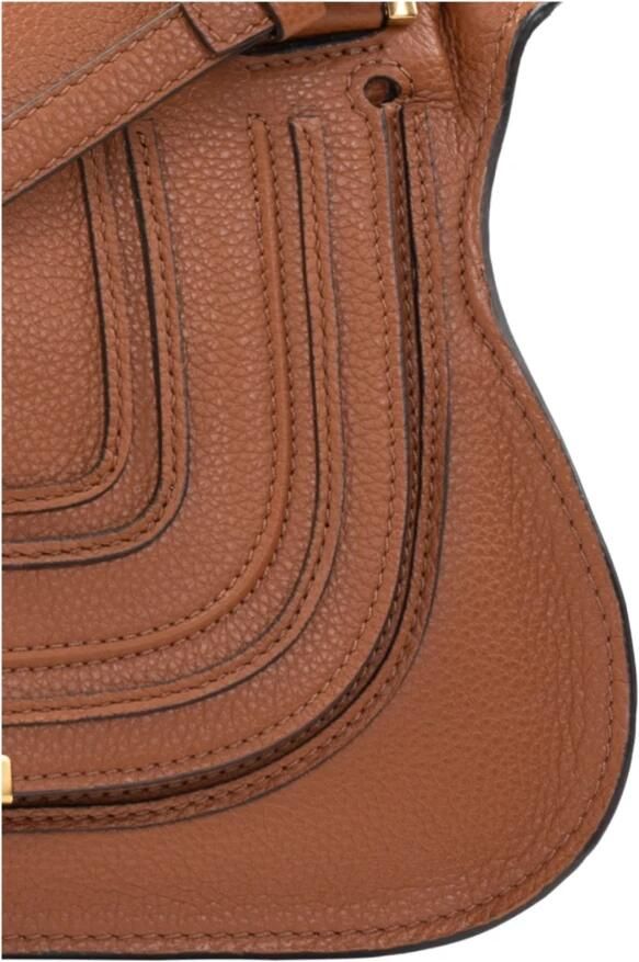 Chloé Hobo bags Marcie Shoulder Bag Small in cognac - Foto 9
