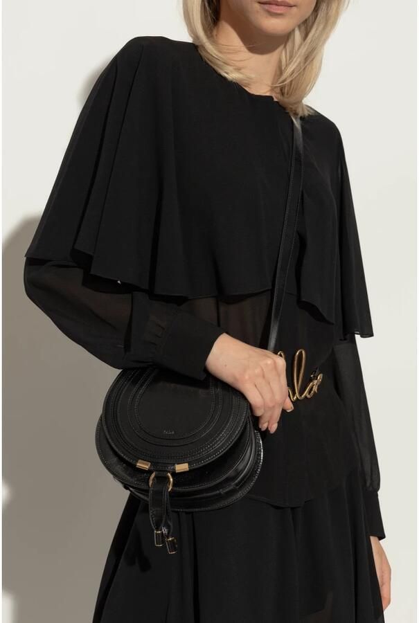 Chloé Crossbody bags Small Marcie Shoulder Bag in zwart - Foto 5
