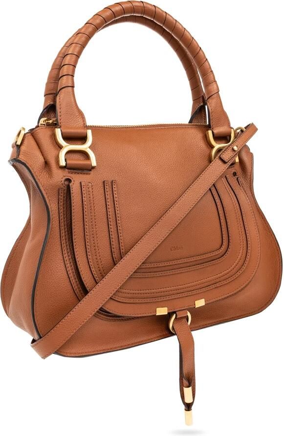 Chloé Leren schoudertas in medium formaat Brown Dames - Foto 10