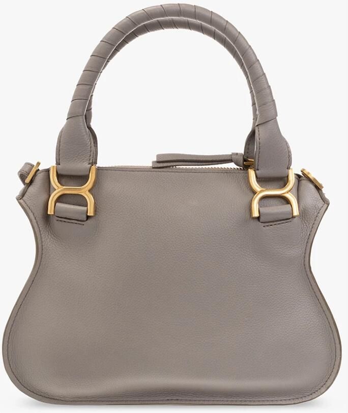 Chloé Kleine Dubbele Draagtas in Cashmere Grey Gray Dames - Foto 6