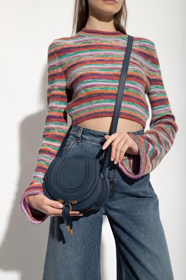 Chloé Marcie Small schoudertas Blauw Dames - Foto 4