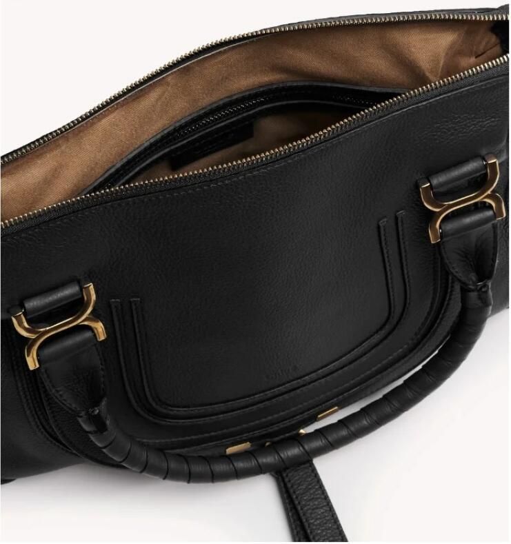 Chloé Shoppers & Totes Marcie Shoulder Bag Large in zwart - Foto 6
