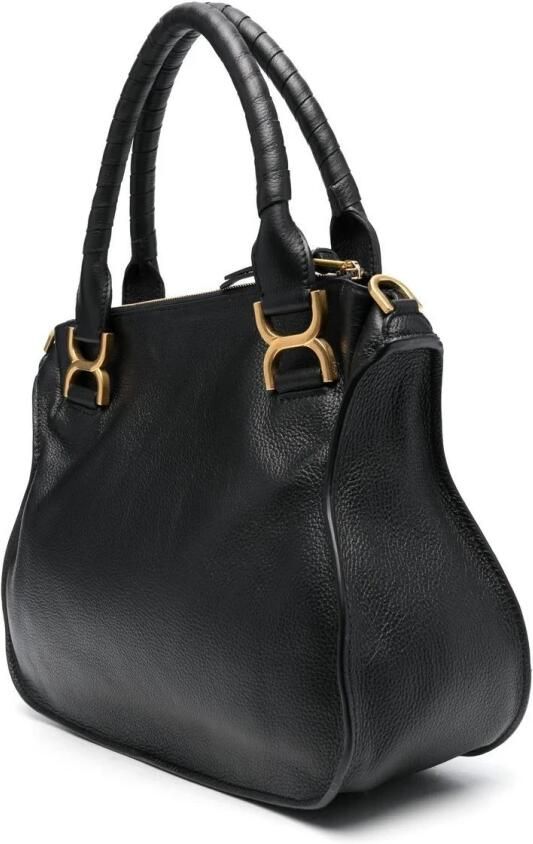 Chloé Shoppers & Totes Marcie Shoulder Bag Large in zwart - Foto 9