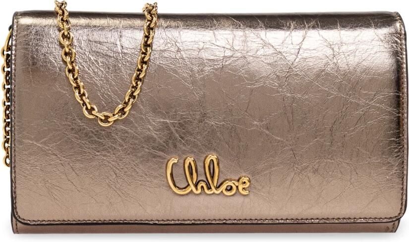 Chloé Portemonnee op ketting Iconisch Yellow Dames
