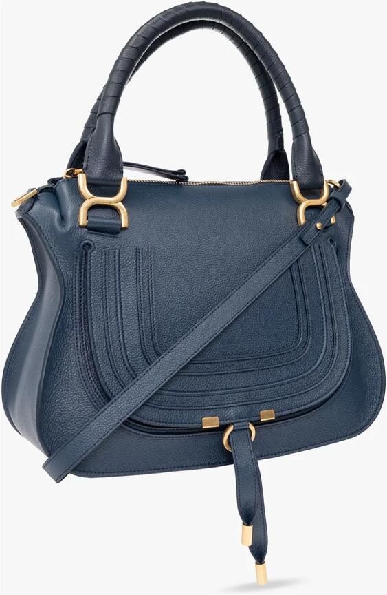 Chloé Schoudertas 'Marcie' in medium formaat Blauw Dames - Foto 7
