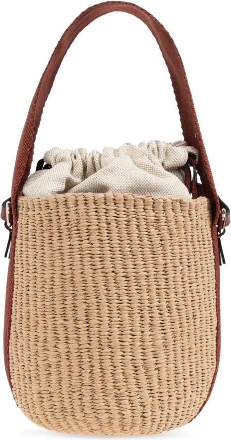 Chloé Hobo bags Small Horse Medal Bag Made Of Natural Fibers in bruin - Foto 5