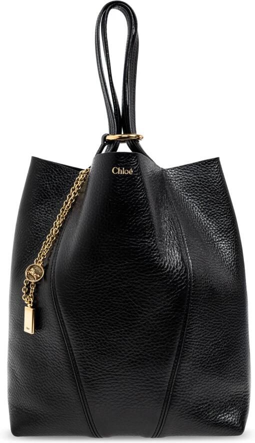 Chloé Tas Spin Grote shopper type Black Dames