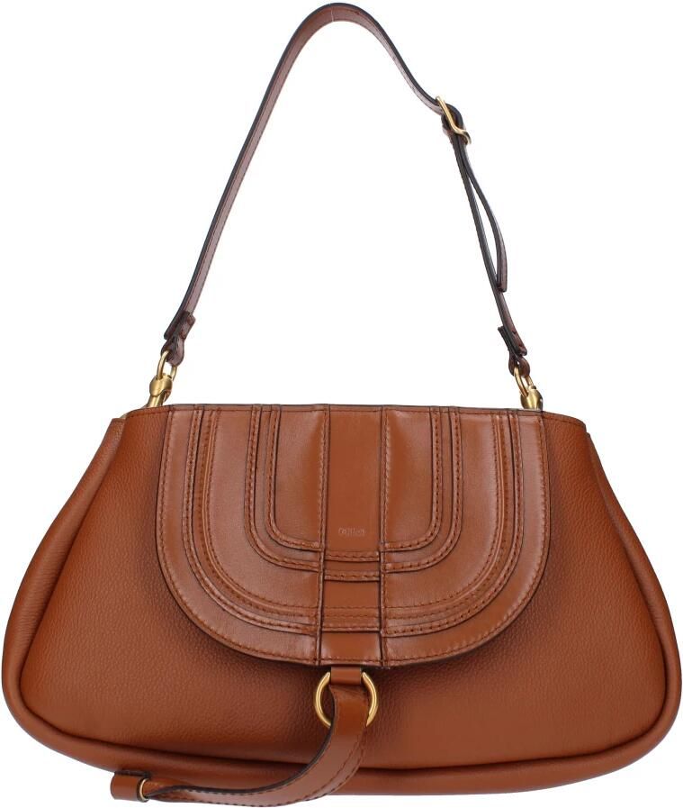 Chloé Clutches Marcie Clutch Bag in bruin - Foto 4