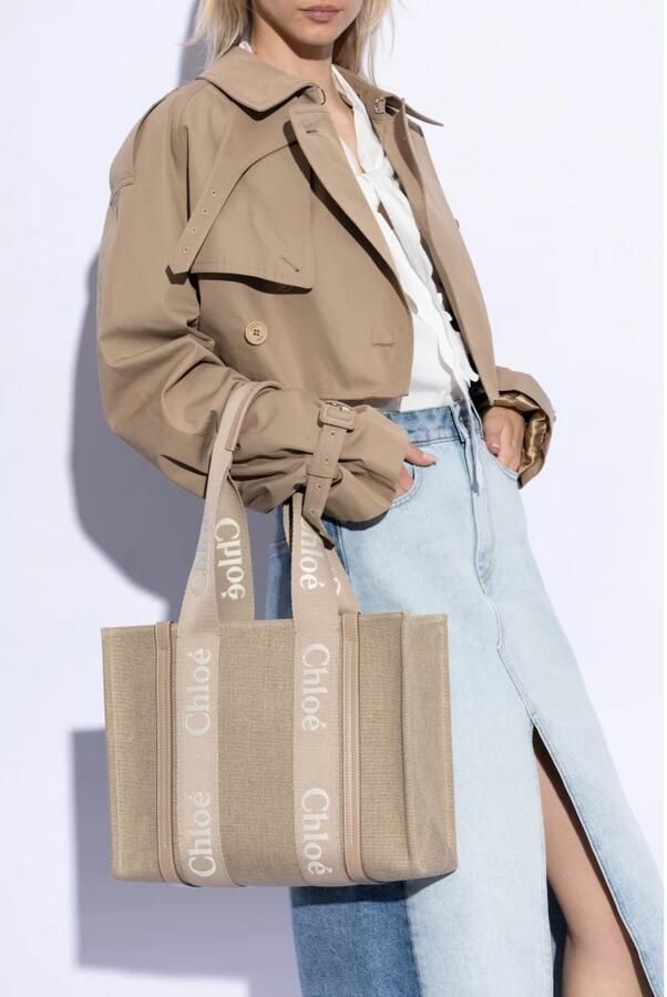 Chloé Shoppers & Totes "Woody" Tote Bag – Beige in beige - Foto 6