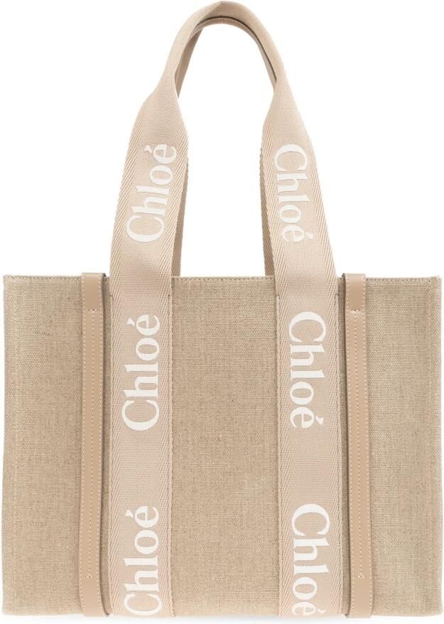 Chloé Shoppers & Totes "Woody" Tote Bag – Beige in beige - Foto 4