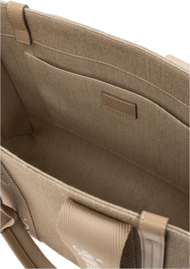 Chloé Shoppers & Totes "Woody" Tote Bag – Beige in beige - Foto 3