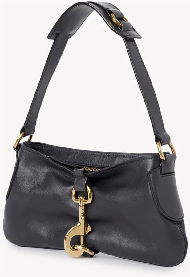 Chloé Hobo bags Kerala 25 Leather Shoulder Bag in grijs - Foto 3