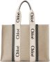 Chloé Woody Grote shopper tas Beige Dames - Thumbnail 2