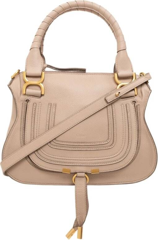 Chloé Hobo bags Small Double Carry Shoulder Bag in poeder roze