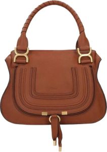 Chloé Hobo bags Small Double Carry Shoulder Bag in dark brown