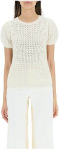 See by Chloé Sweater with short sleeves Wit Dames