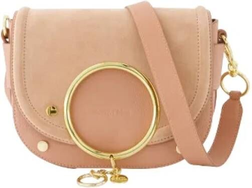 Chloé Leather shoulder-bags Pink Dames