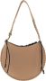 Chloé Crossbody bags Mini Logo Shoulder Bag in beige - Thumbnail 1