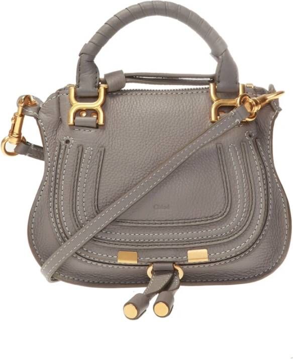 Chloé Marcie Mini Shoulder Bag Grijs Dames