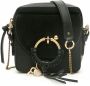 See by Chloé Joan Mini Crossbody Bag in Black Grained Cowskin and Suede Zwart Dames - Thumbnail 6