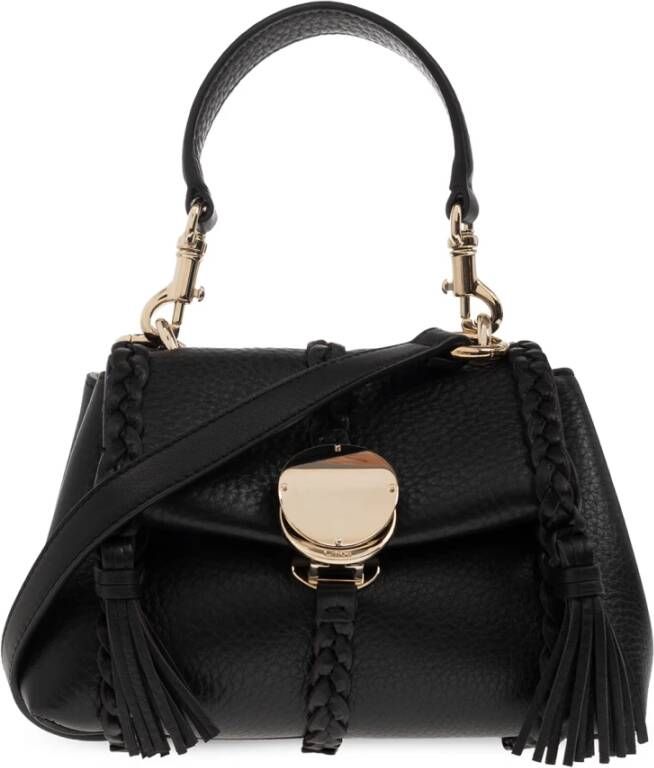 Chloé Crossbody bags Penelope Mini Soft Shoulder Bag in zwart