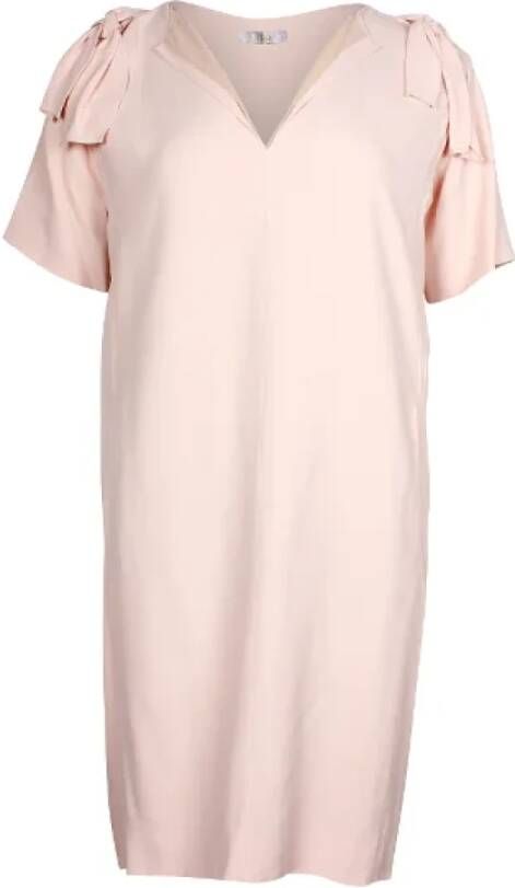 Chloé Pre-owned Acetate dresses Roze Dames
