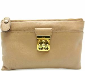 Chloé Pre-owned Clutches Beige Dames