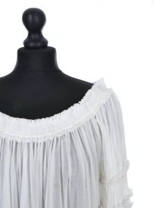 Chloé Pre-owned Cotton Dress Wit Dames