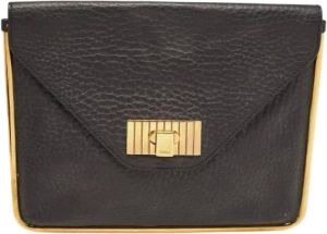 Chloé Pre-owned Leather clutches Zwart Dames