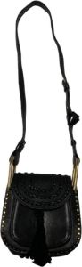 Chloé Pre-owned Leather crossbody-bags Zwart Dames