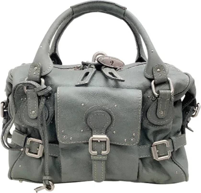 Chloé Pre-owned Leather handbags Groen Dames