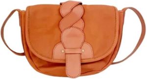 Chloé Pre-owned Leather shoulder-bags Bruin Dames