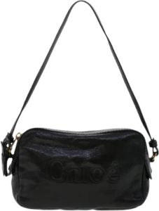 Chloé Pre-owned Leather shoulder-bags Zwart Dames