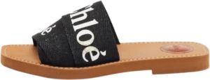 Chloé Pre-owned Pre-owned Canvas sandals Zwart Dames