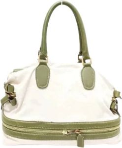 Chloé Pre-owned Pre-owned Canvas shoulder-bags Wit Dames