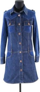 Chloé Pre-owned Pre-owned Cotton dresses Blauw Dames