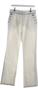 Chloé Pre-owned Pre-owned Cotton jeans Wit Dames