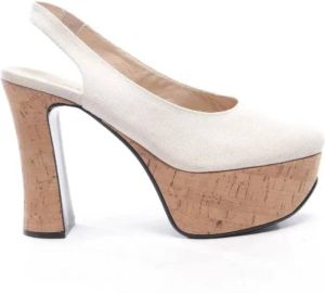 Chloé Pre-owned Pre-owned Fabric heels Wit Dames