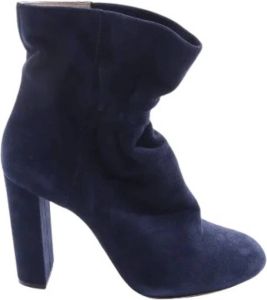 Chloé Pre-owned Pre-owned Leather boots Blauw Dames