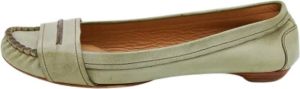 Chloé Pre-owned Pre-owned Leather flats Groen Dames