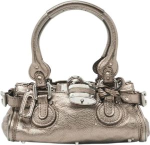 Chloé Pre-owned Pre-owned Leather handbags Grijs Dames