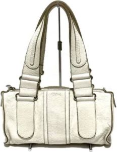Chloé Pre-owned Pre-owned Leather handbags Wit Dames