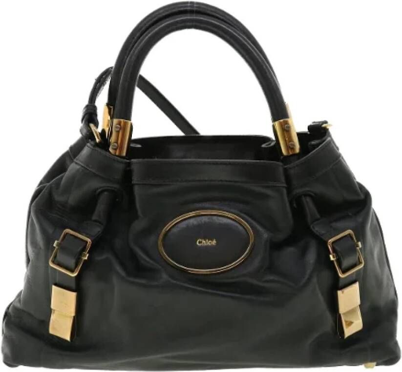 Chloé Pre-owned Leather handbags Zwart Dames