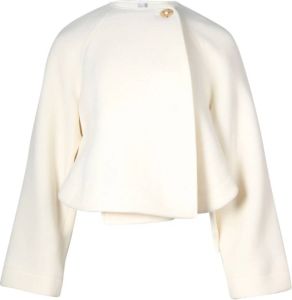 Chloé Pre-owned pre-owned Short Cropped Jacket Wit Dames