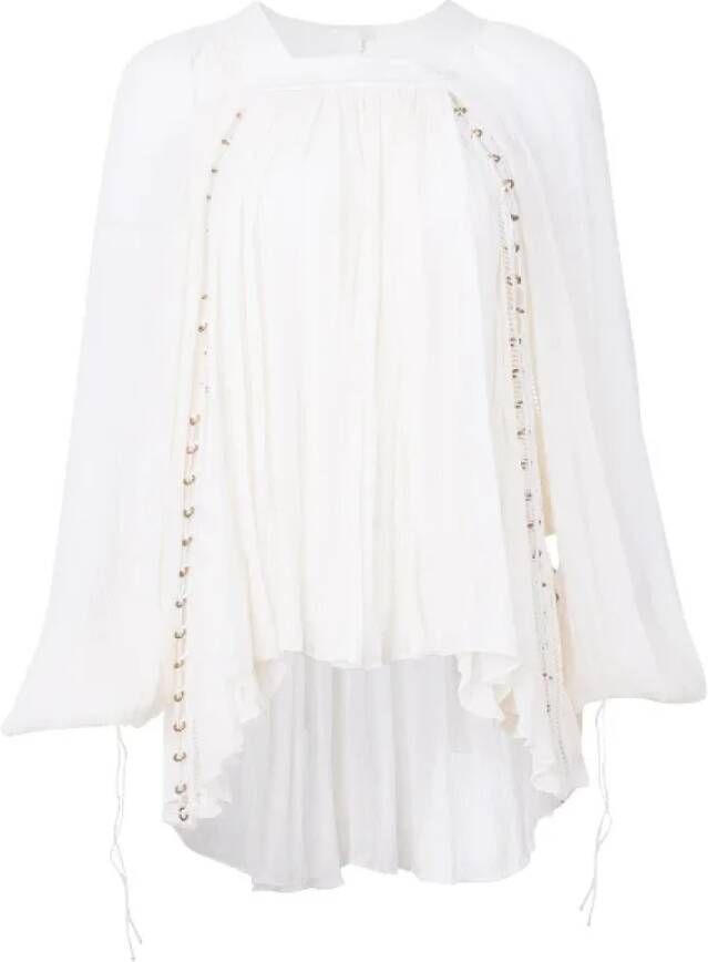 Chloé Pre-owned Silk tops White Dames