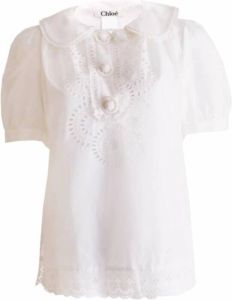 Chloé Pre-owned romantic tunic top Wit Dames