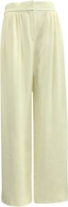 Chloé Pre-owned Straight-Leg Pants in Viscose Wit Dames